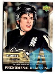 2006 Upper Deck Phenomenal Beginning Rookie Gold Sidney Crosby #13  Penguins